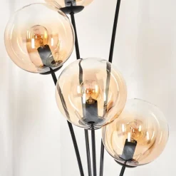 Lampadaire - Verre 15 cm Gastor Ambre, Clair, 5 lumières