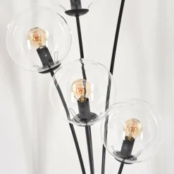 Lampadaire - Verre 15 cm Gastor Clair, 5 lumières