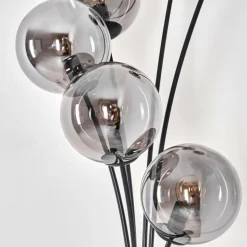 Lampadaire - Verre 15 cm Gastor Fumé, 6 lumières