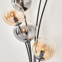 Lampadaire - Verre 15 cm Gastor Ambre, Clair, Fumé, 6 lumières