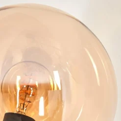 Lampadaire - Verre 15 cm Gastor Ambre, 6 lumières