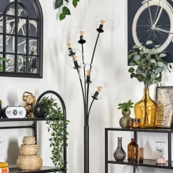 Lampadaire - Verre 15 cm Gastor Clair, 6 lumières