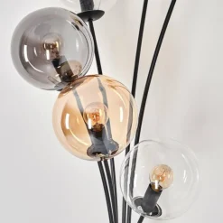 Lampadaire - Verre 15 cm Gastor Ambre, Clair, Fumé, 6 lumières