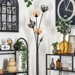 Lampadaire - Verre 15 cm Gastor Ambre, Clair, Fumé, 6 lumières