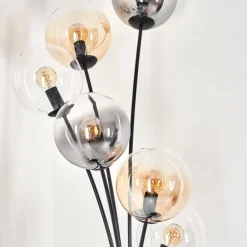 Lampadaire - Verre 15 cm Gastor Ambre, Clair, Fumé, 6 lumières