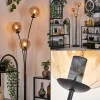 Lampadaire - Verre 15 cm Gastor Ambre, 3 lumières