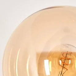 Lampadaire - Verre 15 cm Gastor Ambre, 3 lumières