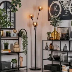 Lampadaire - Verre 15 cm Gastor Ambre, Clair, 3 lumières