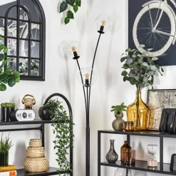 Lampadaire - Verre 15 cm Gastor Clair, 3 lumières