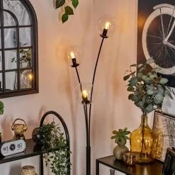 Lampadaire - Verre 15 cm Gastor Clair, 3 lumières
