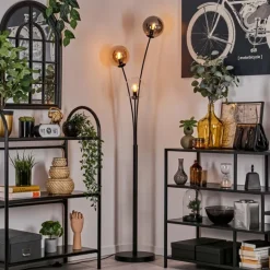 Lampadaire - Verre 15 cm Gastor Ambre, Clair, Fumé, 3 lumières