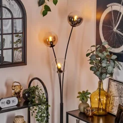 Lampadaire - Verre 15 cm Gastor Ambre, Clair, Fumé, 3 lumières