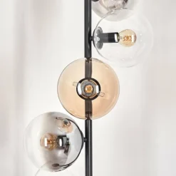 Lampadaire - Verre 15 cm Gastor Ambre, Clair, Fumé, 6 lumières