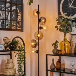 Lampadaire - Verre 15 cm Gastor Ambre, Clair, Fumé, 6 lumières