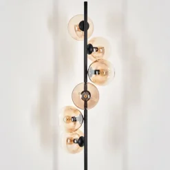 Lampadaire - Verre 15 cm Gastor Ambre, Clair, 6 lumières