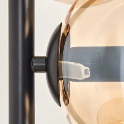 Lampadaire - Verre 15 cm Gastor Ambre, 6 lumières