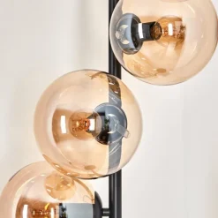 Lampadaire - Verre 15 cm Gastor Ambre, 6 lumières
