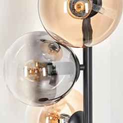 Lampadaire - Verre 15 cm Gastor Ambre, Clair, Fumé, 6 lumières