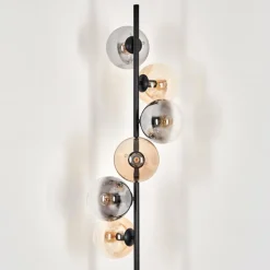 Lampadaire - Verre 15 cm Gastor Ambre, Clair, Fumé, 6 lumières