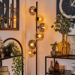 Lampadaire - Verre 15 cm Gastor Ambre, Clair, Fumé, 6 lumières