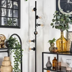 Lampadaire - Verre 15 cm Gastor Clair, 6 lumières
