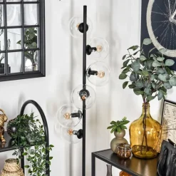 Lampadaire - Verre 15 cm Gastor Clair, 6 lumières
