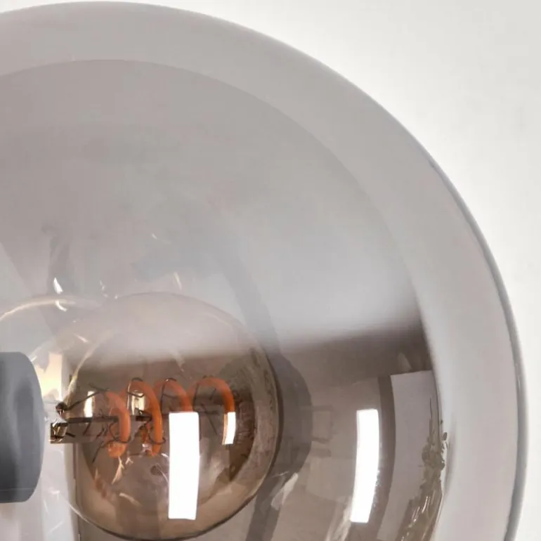 Lampadaire - Verre 15 cm Gastor Ambre, Fumé, 5 lumières