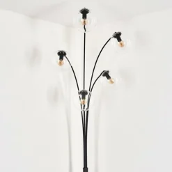 Lampadaire - Verre 15 cm Gastor Clair, 5 lumières