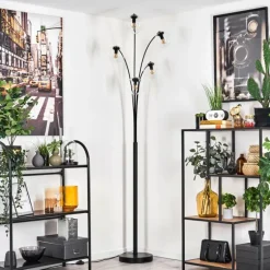 Lampadaire - Verre 15 cm Gastor Clair, 5 lumières