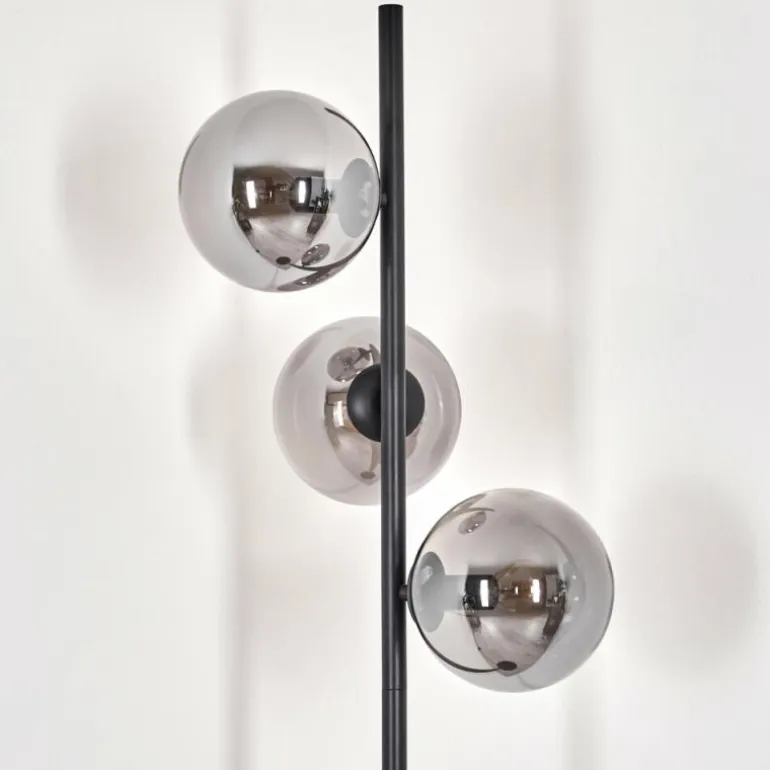 Lampadaire - Verre 15 cm Gastor Fumé, 3 lumières