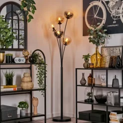 Lampadaire - Verre 15 cm Gastor Ambre, Clair, Fumé, 5 lumières