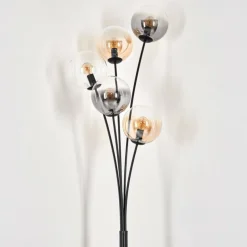 Lampadaire - Verre 15 cm Gastor Ambre, Clair, Fumé, 5 lumières
