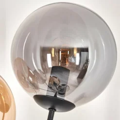 Lampadaire - Verre 15 cm Gastor Ambre, Fumé, 5 lumières