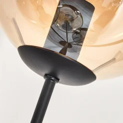 Lampadaire - Verre 15 cm Gastor Ambre, Fumé, 5 lumières
