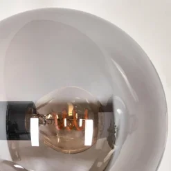 Lampadaire - Verre 15 cm Gastor Noir, 5 lumières