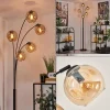 Lampadaire - Verre 15 cm Koyoto Ambre, 5 lumières