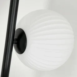 Lampadaire - Verre 15 cm Remaisnil Blanc, 3 lumières