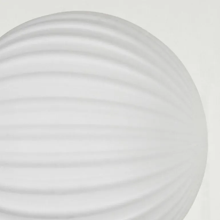 Lampadaire - Verre 12 cm Remaisnil Blanc, 3 lumières
