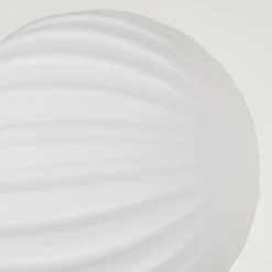 Lampadaire - Verre 15 cm Remaisnil Blanc, 3 lumières