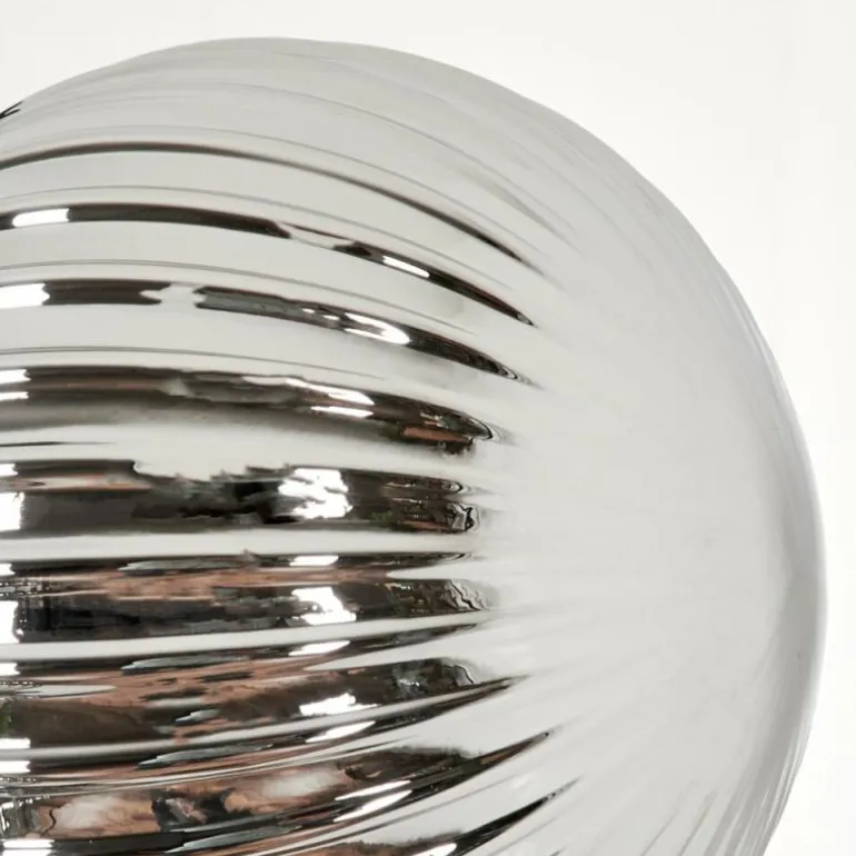 Lampadaire - Verre 15 cm Remaisnil Fumé, 3 lumières