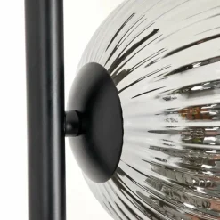Lampadaire - Verre 15 cm Remaisnil Fumé, 3 lumières