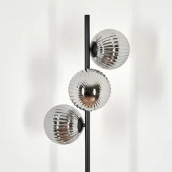 Lampadaire - Verre 15 cm Remaisnil Fumé, 3 lumières