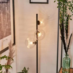 Lampadaire - Verre 15 cm Remaisnil Clair, 3 lumières