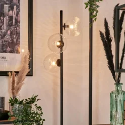 Lampadaire - Verre 15 cm Remaisnil Clair, 3 lumières