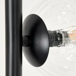 Lampadaire - Verre 10 cm Remaisnil Clair, 3 lumières