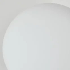 Lampadaire - Verre 15 cm Remaisnil Blanc, 3 lumières