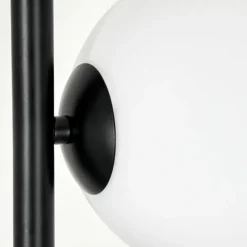 Lampadaire - Verre 15 cm Remaisnil Blanc, 3 lumières