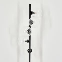 Lampadaire - Verre 15 cm Remaisnil Clair, 5 lumières