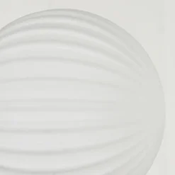 Lampadaire - Verre 12 cm Remaisnil Blanc, 5 lumières
