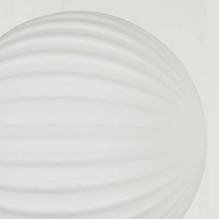 Lampadaire - Verre 12 cm Remaisnil Blanc, 5 lumières